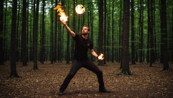 Initiation à la jonglerie avec feu : précautions et techniques